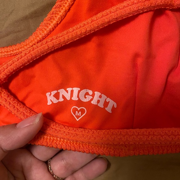 Knight Swim Papaya Crinkle Bikini Set - Picture 9 of 12